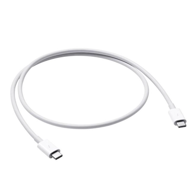 Кабель интерфейсный Apple Thunderbolt 3 (USB-C), 0.8м MQ4H2ZM/A (USB Type C - USB Type C)