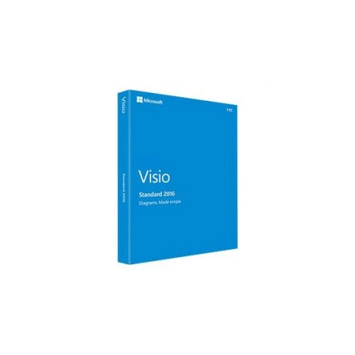 Офисный пакет Microsoft VisioStd 2016 SNGL OLP NL D86-05710