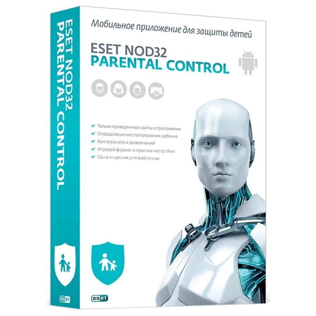 Антивирус Eset NOD32 Parental Control 1 год NOD32-EPC-NS(BOX)-1-1 KZ (Первичная лицензия)