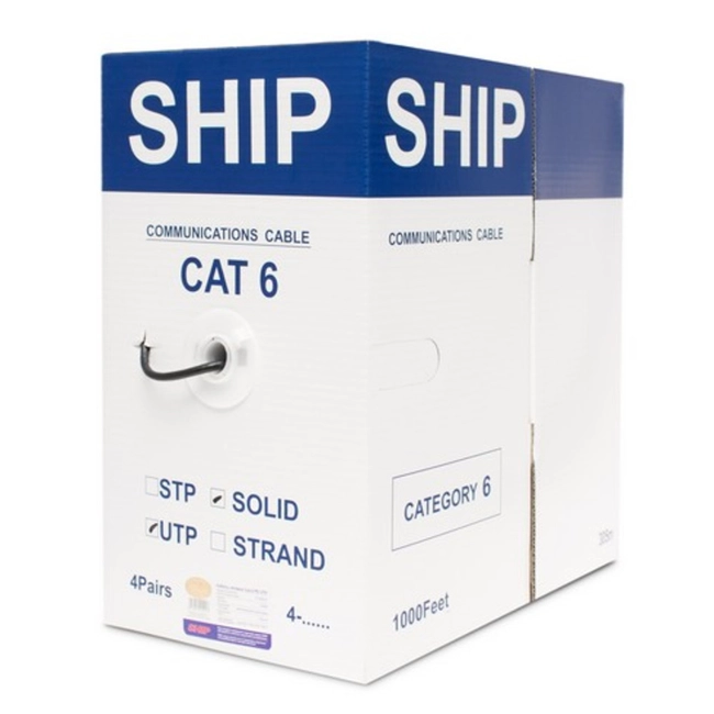Кабель витая пара SHIP Кабель сетевой, SHIP, D165A-C, Cat.6, 305 м/б