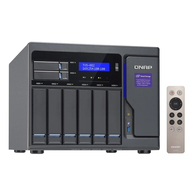 Дисковая системы хранения данных СХД Qnap TVS-882-I5-16G (Rack)