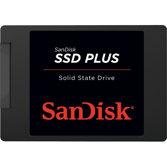 Внутренний жесткий диск SanDisk SSD PLUS SDSSDA-120G-G26 (SSD (твердотельные), 120 ГБ, 2.5 дюйма, SATA)