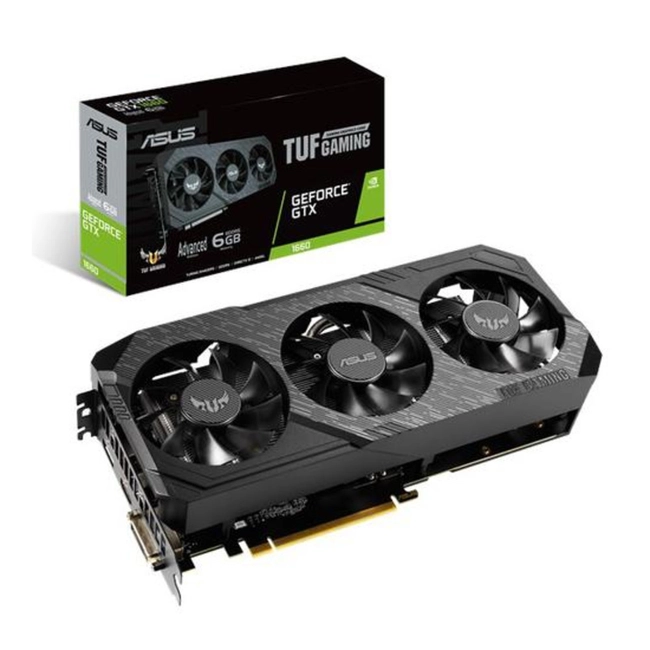 Видеокарта Asus TUF Gaming X3 GeForce GTX 1660 Advanced Edition TUF3-GTX1660-A6G-GAMING (6 ГБ)