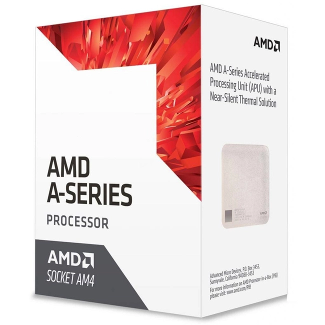 Процессор AMD Bristol Ridge A6 2C/2T 9500E AD9500AHABBOX (2, 3.0 ГГц, 1 МБ)