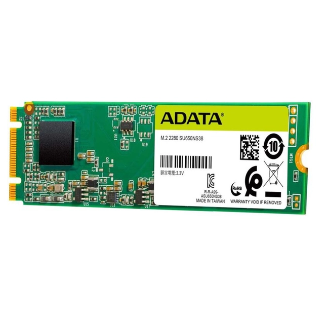 Внутренний жесткий диск ADATA M.2 2280 240GB SU650 Client SSD ASU650NS38-240GT-C (SSD (твердотельные), 240 ГБ, M.2, SATA)