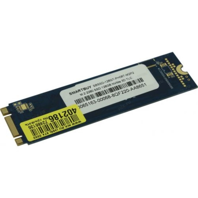 Внутренний жесткий диск SmartBuy M.2 SSD 128Gb Stream E8T SBSSD-128GT-PH08T-M2P2 (SSD (твердотельные), 128 ГБ, M.2, SATA)