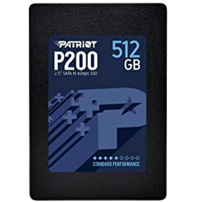 Внутренний жесткий диск Patriot SSD жесткий диск SATA2.5" 512GB P200 P200S512G25 (SSD (твердотельные), 512 ГБ, 2.5 дюйма, SATA)