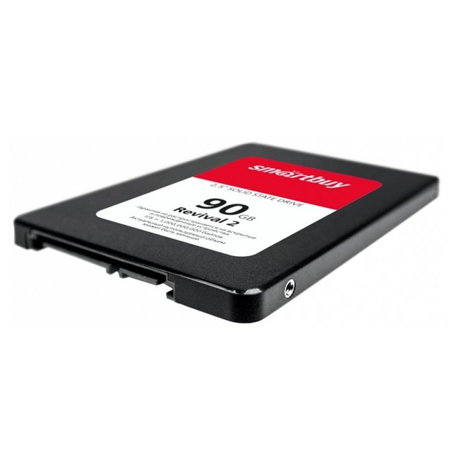 Внутренний жесткий диск SmartBuy SSD 90Gb Revival 2 SB090GB-RVVL2-25SAT3 (SSD (твердотельные), 90 ГБ, 2.5 дюйма, SATA)