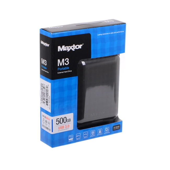 Внешний жесткий диск Seagate Maxtor M3 STSHX-M500TCBM 500Gb (500 ГБ)