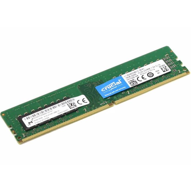 ОЗУ Crucial PC4-17000 CT16G4DFD8213 (DIMM, DDR4, 16 Гб, 2133 МГц)