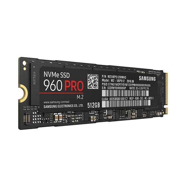 Внутренний жесткий диск Samsung 960 PRO MZ-V6P512BW (SSD (твердотельные), 512 ГБ, PCIe, PCIe)