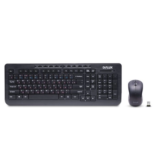 Клавиатура + мышь Delux DLD-3191OGB