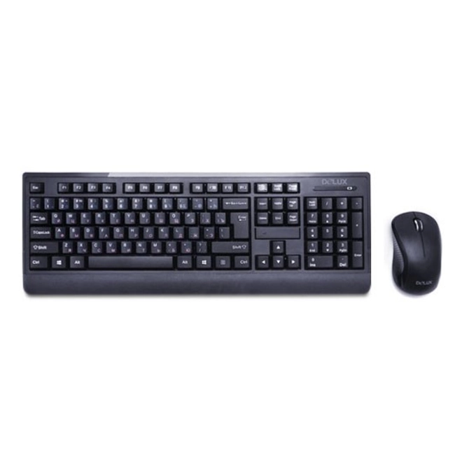 Клавиатура + мышь Delux DLD-6091OGB