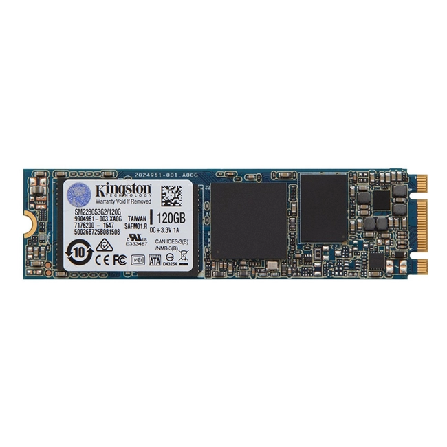 Внутренний жесткий диск Kingston SM2280S3G2/120G (SSD (твердотельные), 120 ГБ, M.2, SATA)