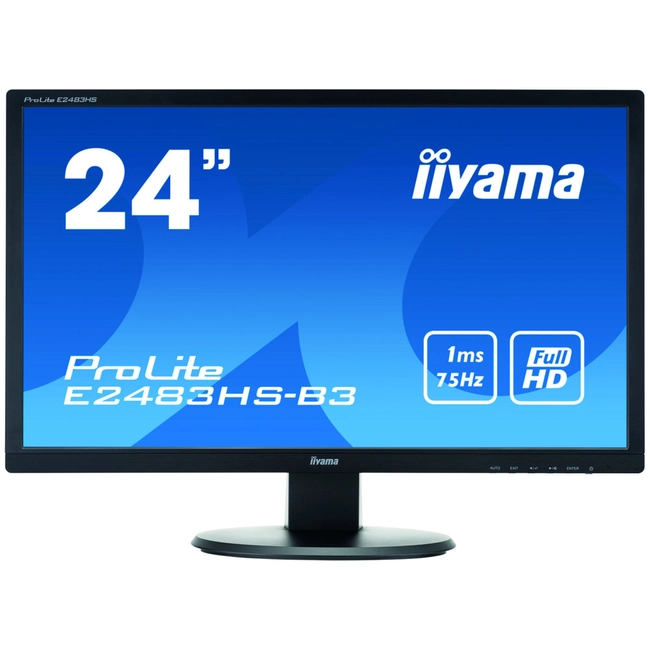 Монитор IIYAMA E2483HS-B3 (24 ", TN, FHD 1920x1080 (16:9))