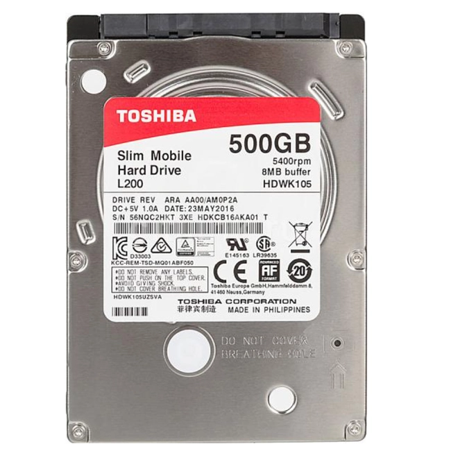 Внутренний жесткий диск Toshiba HDWK105EZSTA