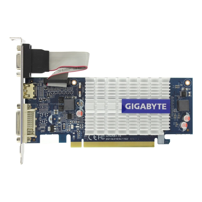 Видеокарта Gigabyte nVidia GeForce 210 GV-N210SL-1GI 1.1 (1 ГБ)
