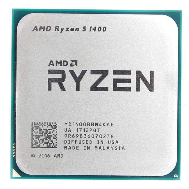 Процессор AMD Ryzen 5 1400 oem YD1400BBM4KAE (4, 3.2 ГГц, 8 МБ)