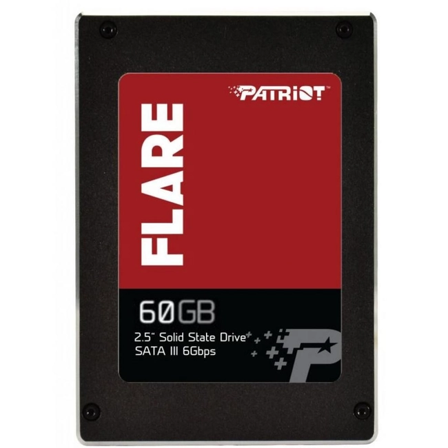 Внутренний жесткий диск Patriot Flare PFL60GS25SSDR (SSD (твердотельные), 60 ГБ, 2.5 дюйма, SATA)