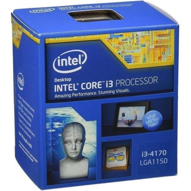 Процессор Intel Core i3-4170 BX80646I34170SR1PL (2, 3.7 ГГц, 3 МБ, BOX)