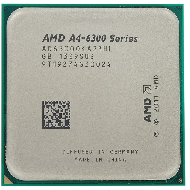 Процессор AMD A4-6300 Box AD6300OKHLBOX (2, 3.7 ГГц, 1 МБ)