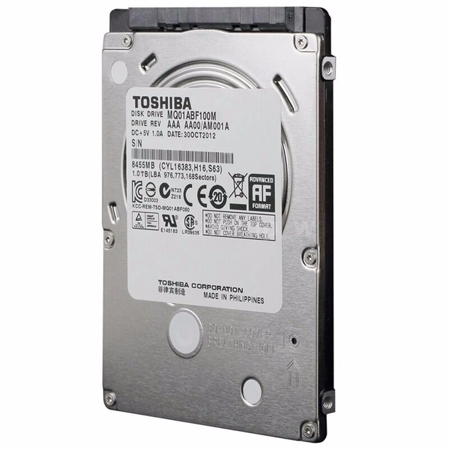 Внутренний жесткий диск Toshiba MQ01ABD100M (HDD (классические), 1 ТБ, 2.5 дюйма, SATA)