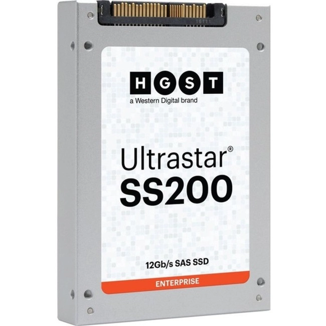 Внутренний жесткий диск HGST Ultrastar SS200 0TS1383 (SSD (твердотельные), 1.6 ТБ, 2.5 дюйма, SAS)