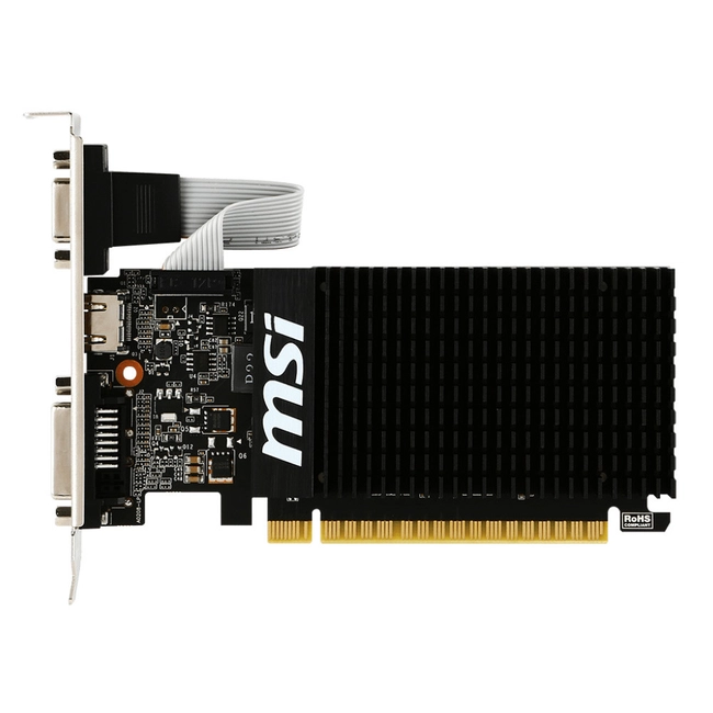 Видеокарта MSI GeForce GT 710 1GD3H LP (1 ГБ)