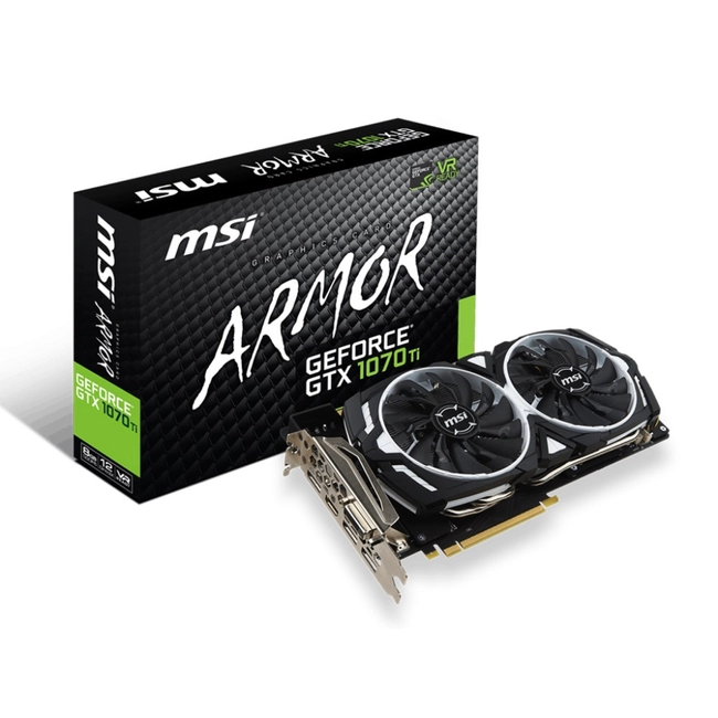 Видеокарта MSI GeForce GTX 1070 Ti ARMOR 8G GTX1070TIARMOR8G