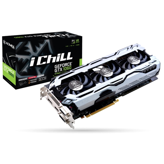 Видеокарта ICHILL GeForce GTX 1060 6GB X3 V2 C106F2-3SDN-N5GSX
