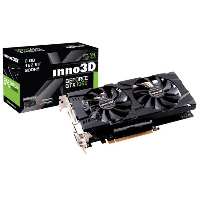 Видеокарта Inno3D GeForce GTX 1060 6GB X2 N106F-5SDN-N5GS