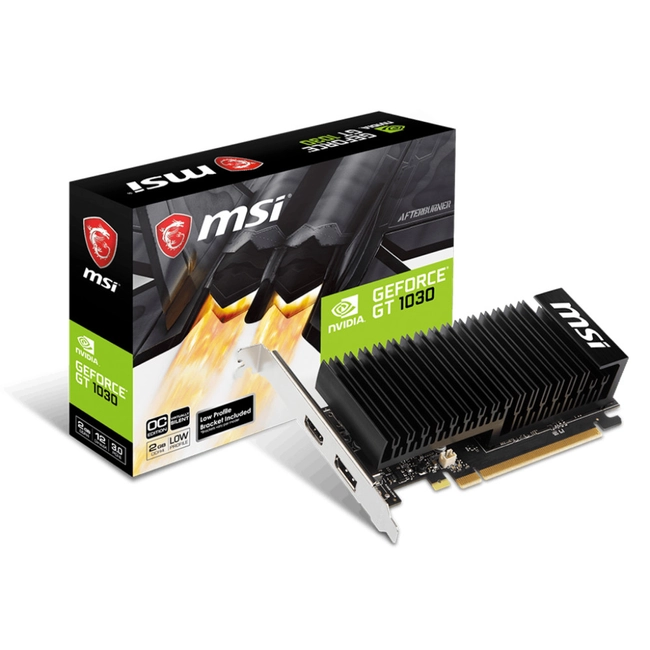 Видеокарта MSI GeForce GT 1030 2GHD4 LP OC GT10302GHD4LPOC