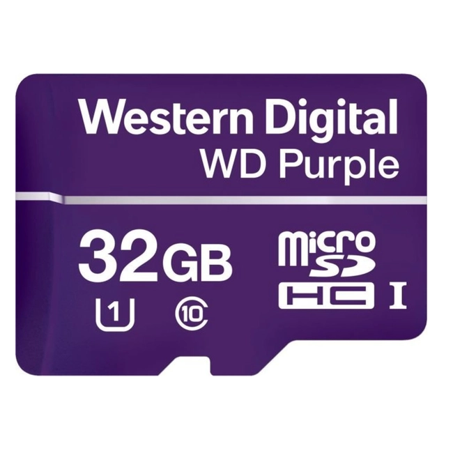 Флеш (Flash) карты Western Digital Purple Surveillance MicroSDHC WDD032G1P0A (32 ГБ)