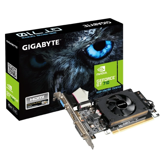 Видеокарта Gigabyte GeForce GT 710 v2.0 GV-N710D3-2GLV2.0 (2 ГБ)
