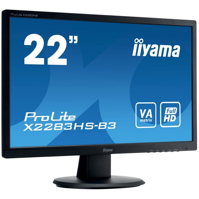 Монитор IIYAMA PROLITE X2283HS-B3 (21.5 ", VA, FHD 1920x1080 (16:9))