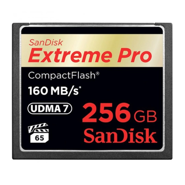 Флеш (Flash) карты SanDisk CF 256GB Extreme Pro SDCFXPS-256G-X46 (256 ГБ)