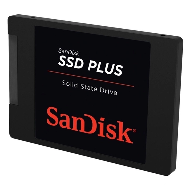 Внутренний жесткий диск SanDisk 960GB Plus SDSSDA-960G-G26 (SSD (твердотельные), 960 ГБ, 2.5 дюйма, SATA)