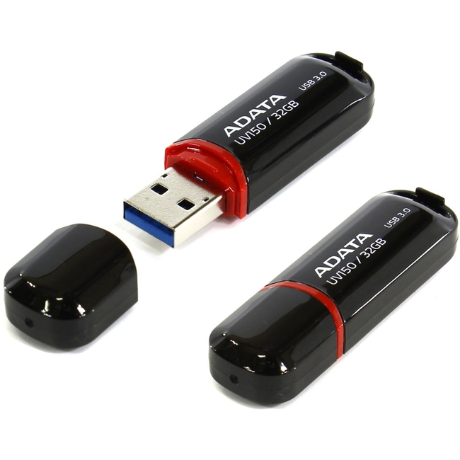 USB флешка (Flash) ADATA DashDrive UFD 3.0 32 GB AUV150-32G-RBK (32 ГБ)