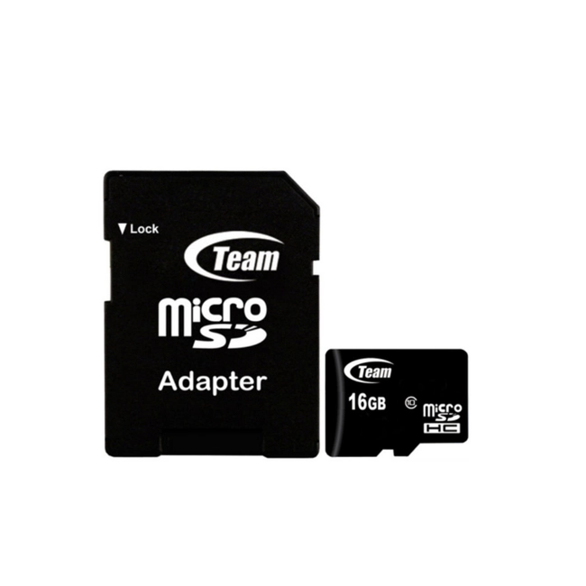Флеш (Flash) карты Team Group Micro-SDHC 16Gb TUSDH16GCL1003 (16 ГБ)