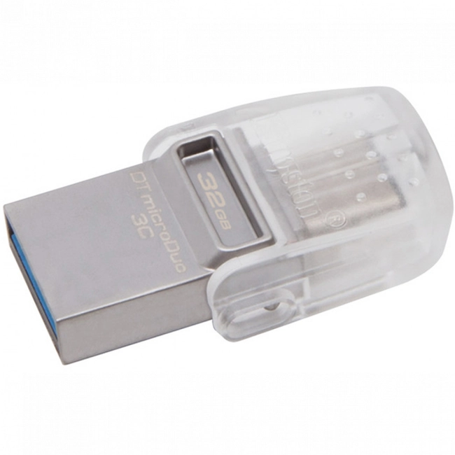 USB флешка (Flash) Kingston DataTraveler microDuo 3C 32GB DTDUO3C/32GB (32 ГБ)