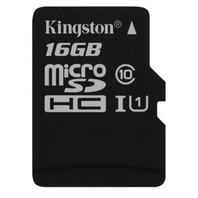 Флеш (Flash) карты Kingston microSDHC Canvas Select 16GB SDCS/16GBSP (16 ГБ)
