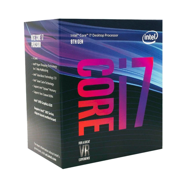 Процессор Intel Core™ i7-8700 BOX BX80684I78700 (6, 3.2 ГГц, 12 МБ)