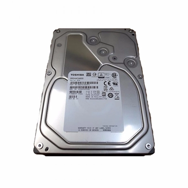Внутренний жесткий диск Toshiba MD04ACA600 (HDD (классические), 6 ТБ, 3.5 дюйма, SATA)