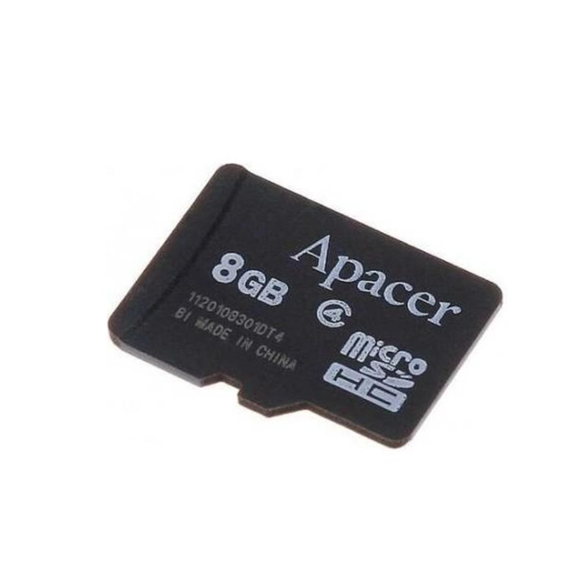 Флеш (Flash) карты Apacer MicroSD 8GB Class 4 AP8GMCSH4-RA (8 ГБ)
