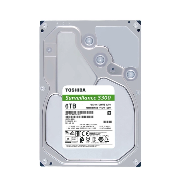 Внутренний жесткий диск Toshiba HDWT360UZSVA (HDD (классические), 6 ТБ, 3.5 дюйма, SATA)