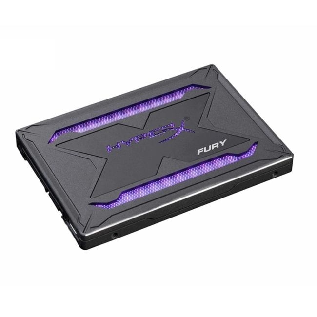 Внутренний жесткий диск Kingston HyperX Fury RGB SHFR200/480G (SSD (твердотельные), 480 ГБ, 2.5 дюйма, SATA)