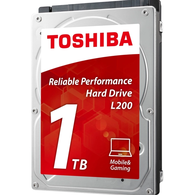 Внутренний жесткий диск Toshiba  L200 1TB SATA 2.5" 5400RPM 8Mb HDWJ110EZSTA (HDD (классические), 1 ТБ, 2.5 дюйма, SATA)