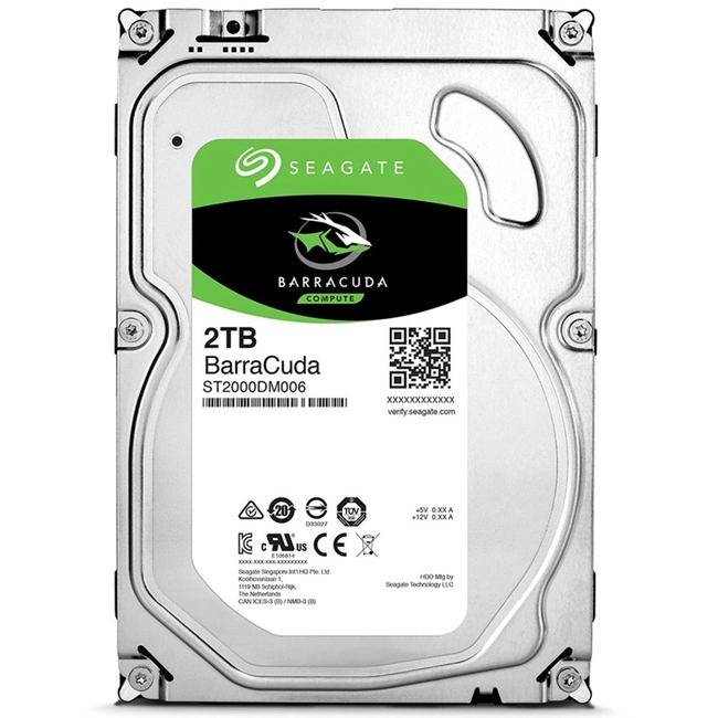 Внутренний жесткий диск Seagate BARRACUDA 2TB SATA 3.5" 7200RPM 64Mb ST2000DM006 (HDD (классические), 2 ТБ, 3.5 дюйма, SATA)