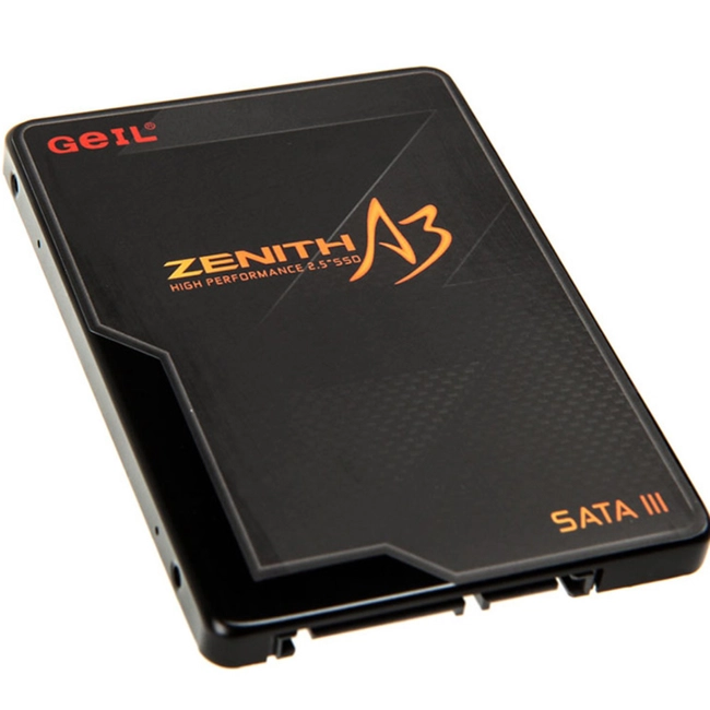 Внутренний жесткий диск Geil 120GB SSD ZENITH A3 Series 2.5” SSD SATAIII  GZ25A3-120G (SSD (твердотельные), 120 ГБ, 2.5 дюйма, SATA)