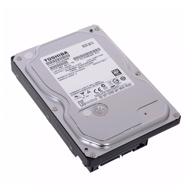 Внутренний жесткий диск Toshiba 500GB SATA 3.5" 7200RPM 32Mb DT01ACA050 (HDD (классические), 500 ГБ, 3.5 дюйма, SATA)
